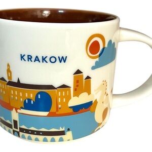 Starbucks City Mug YAH Series Krakow Poland 14 Ounce Mug